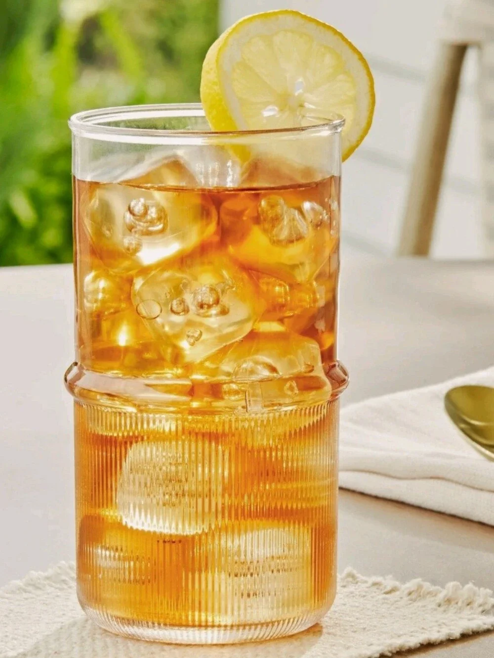 Better Homes & Gardens Tall Clear Ribbed Tritan Tumbler